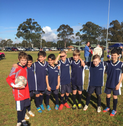 Josh, Isaacm Malachi, Charlie, Anthony, Rory, Thomas and Jayden represented OLA at the Stage 2 Soccer Gala Day.